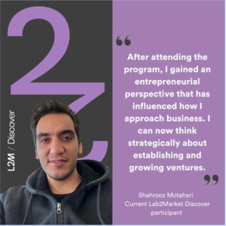 L2M Discover testimonial from Shahrooz Motahari